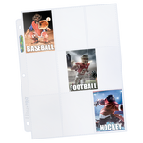 Premium Series 9-Pocket Side Load Pages (100ct) for Standard Size Cards